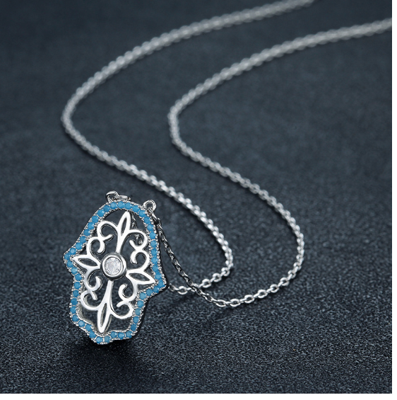 Vintage Rhinestone Alloy Necklace