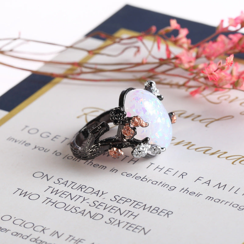 Vintage Plum Blossom Ring