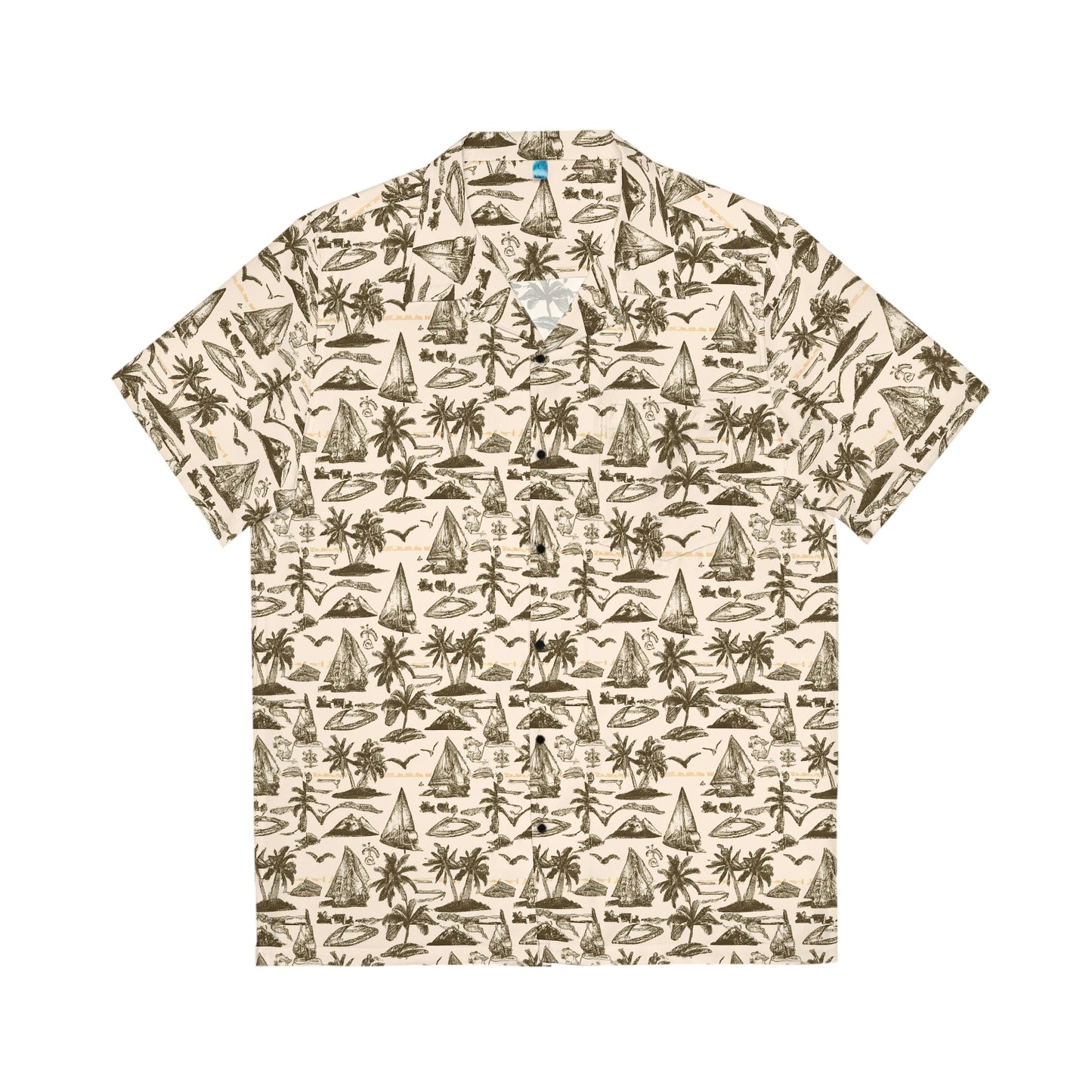 Men's Vintage Sailor Hawaiian Shirt