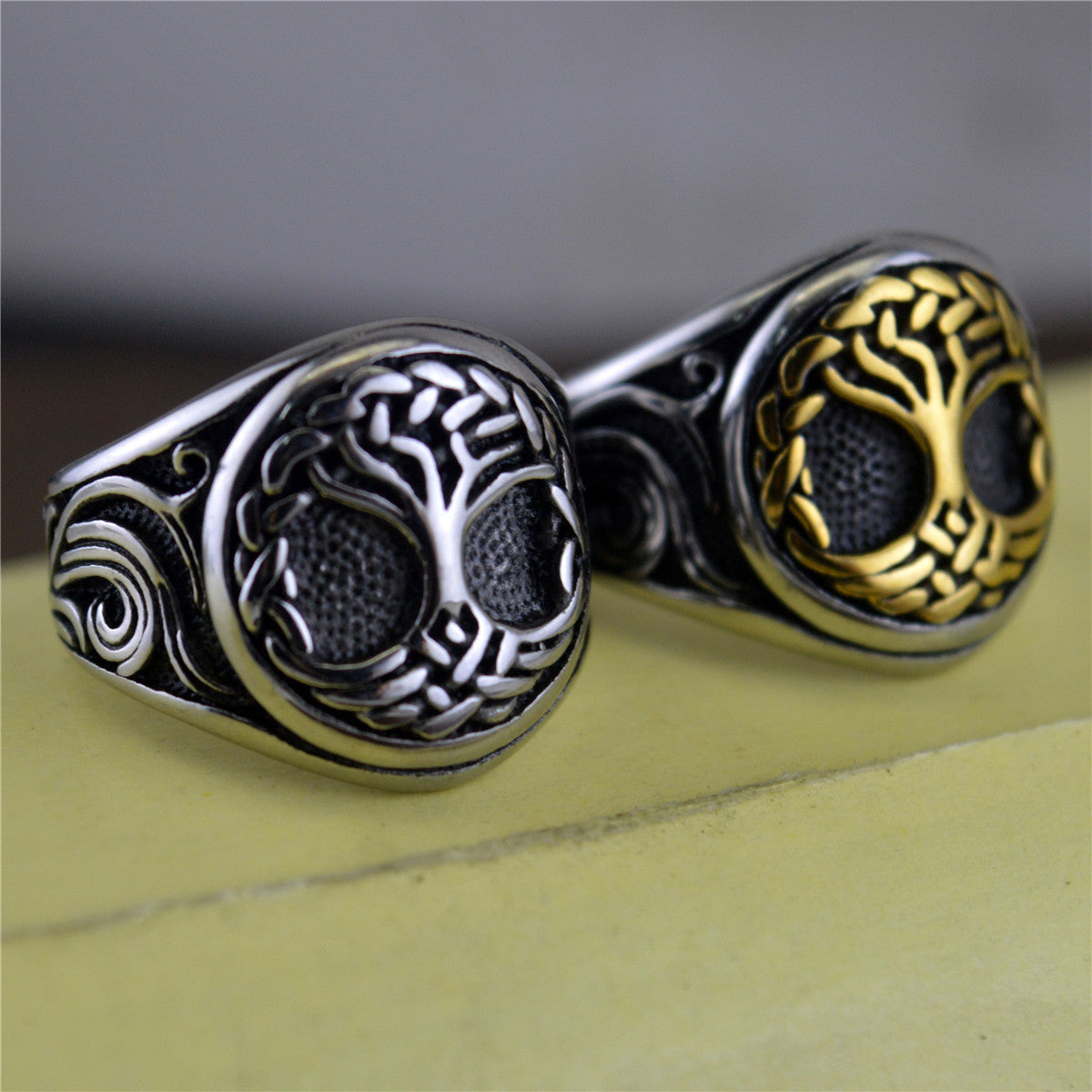 Vintage Titanium Steel Fashion Ring