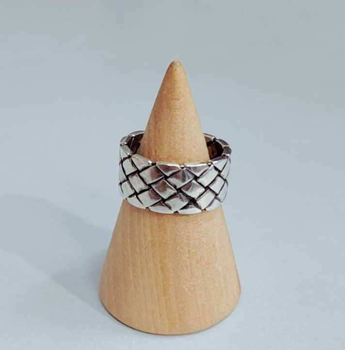 Vintage Woven Cross Ring