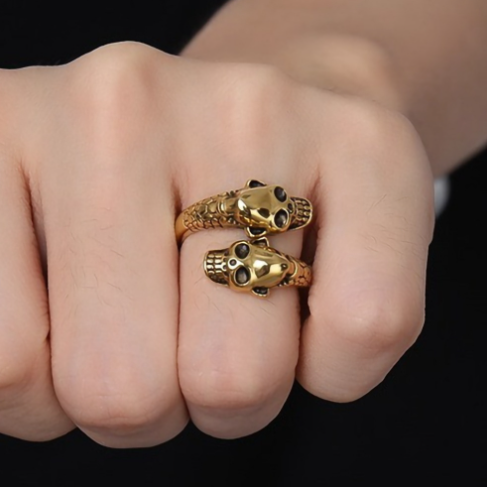 S925 Silver Vintage Adjustable Ring