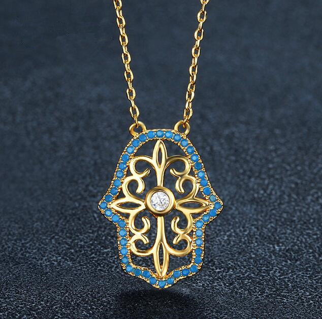 Vintage Rhinestone Alloy Necklace