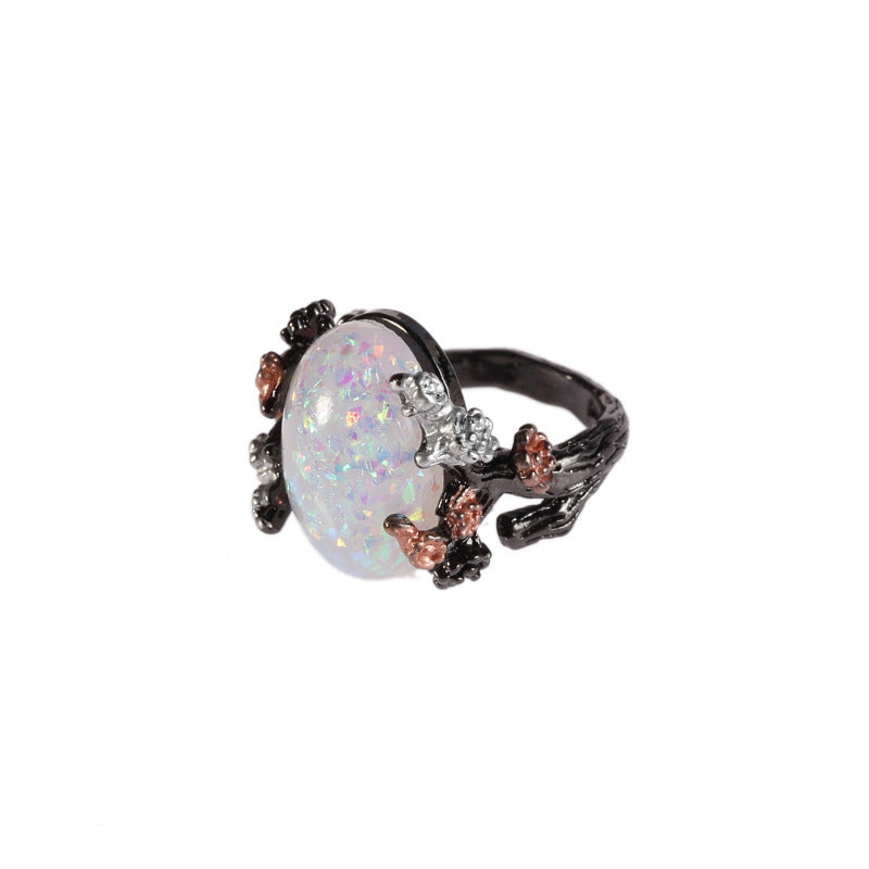Vintage Plum Blossom Ring