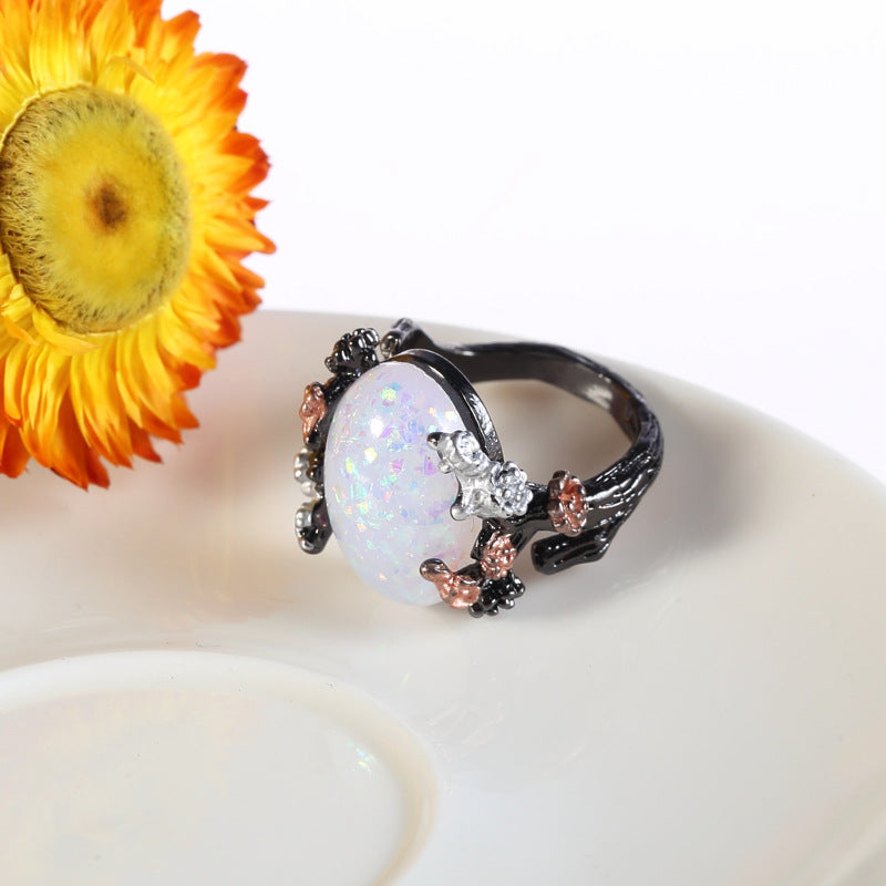 Vintage Plum Blossom Ring