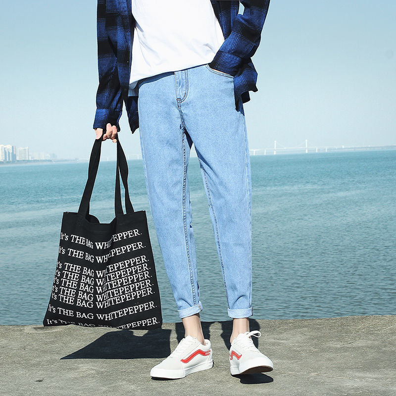 Vintage Loose Wide Leg Jeans for Men